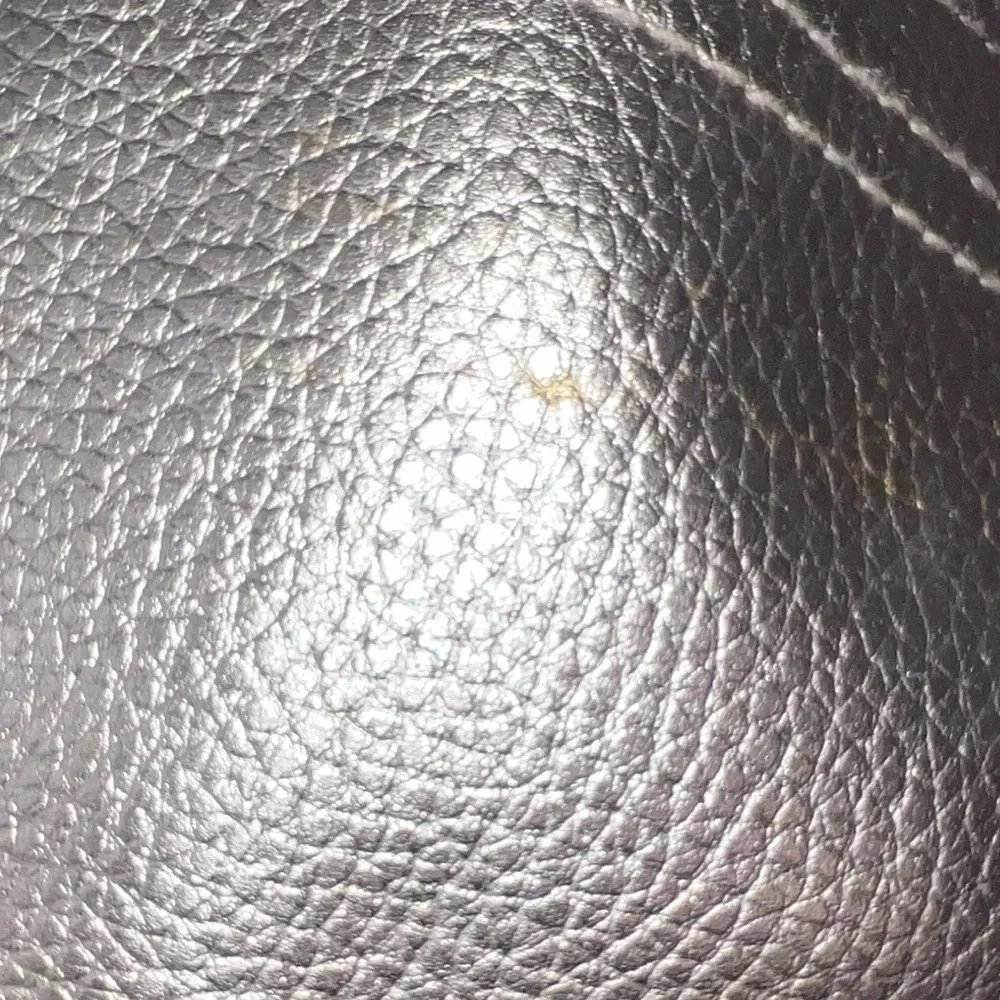 Victoria’s Secret, all gold pebble finish lined satchel w/ gold top zip closure‎